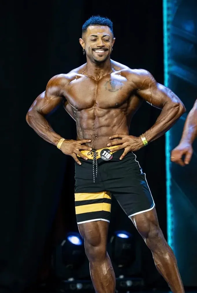 Jeferson da Mata em competição esportiva